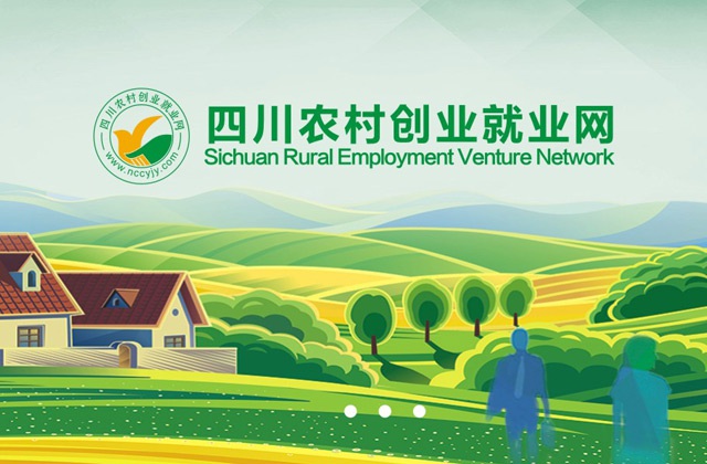 四川农村创业就业网网站设计