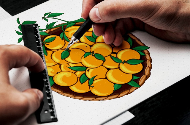杨家龙台柑橘视觉包装设计-大竹区域公用品牌形象设计、视觉元素提炼、手绘插画、字体设计、产品包装设计、宣传册设计