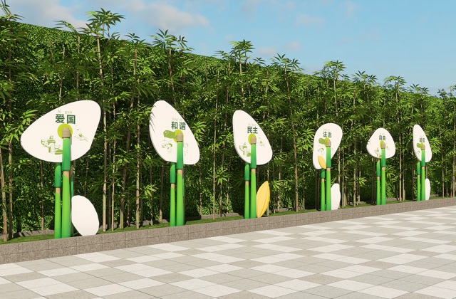 东坡区绿色粮蔬现代产业园景观小品设计