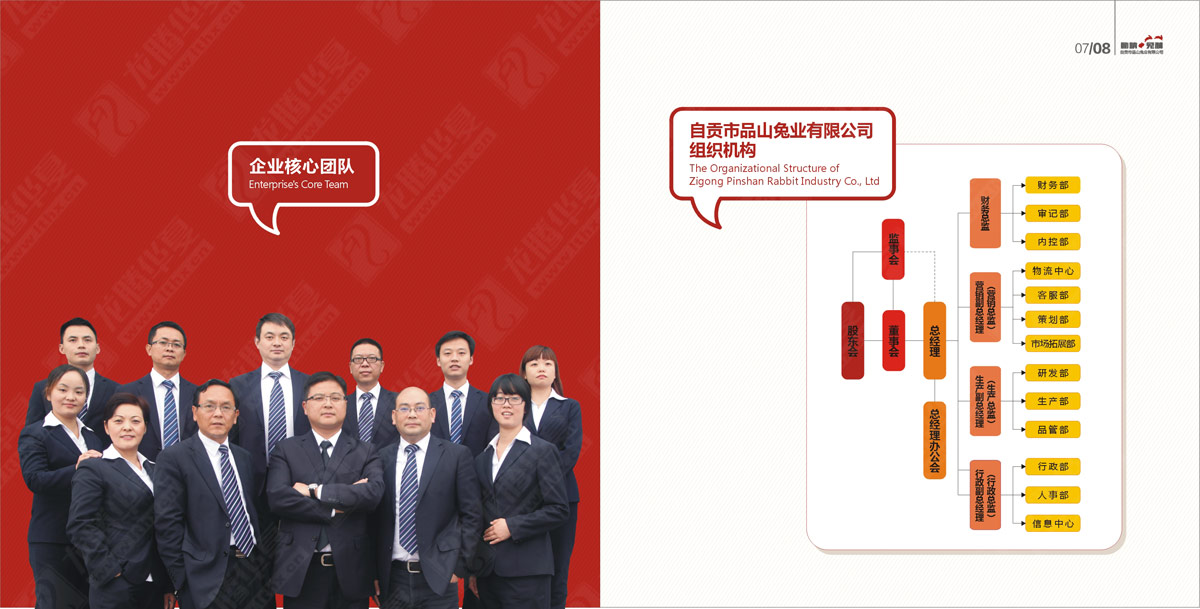 品山兔业宣传画册设计