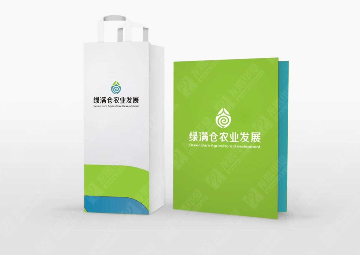 绿满仓农业品牌VI设计|农业品牌LOGO设计|农业公司品牌视觉设计