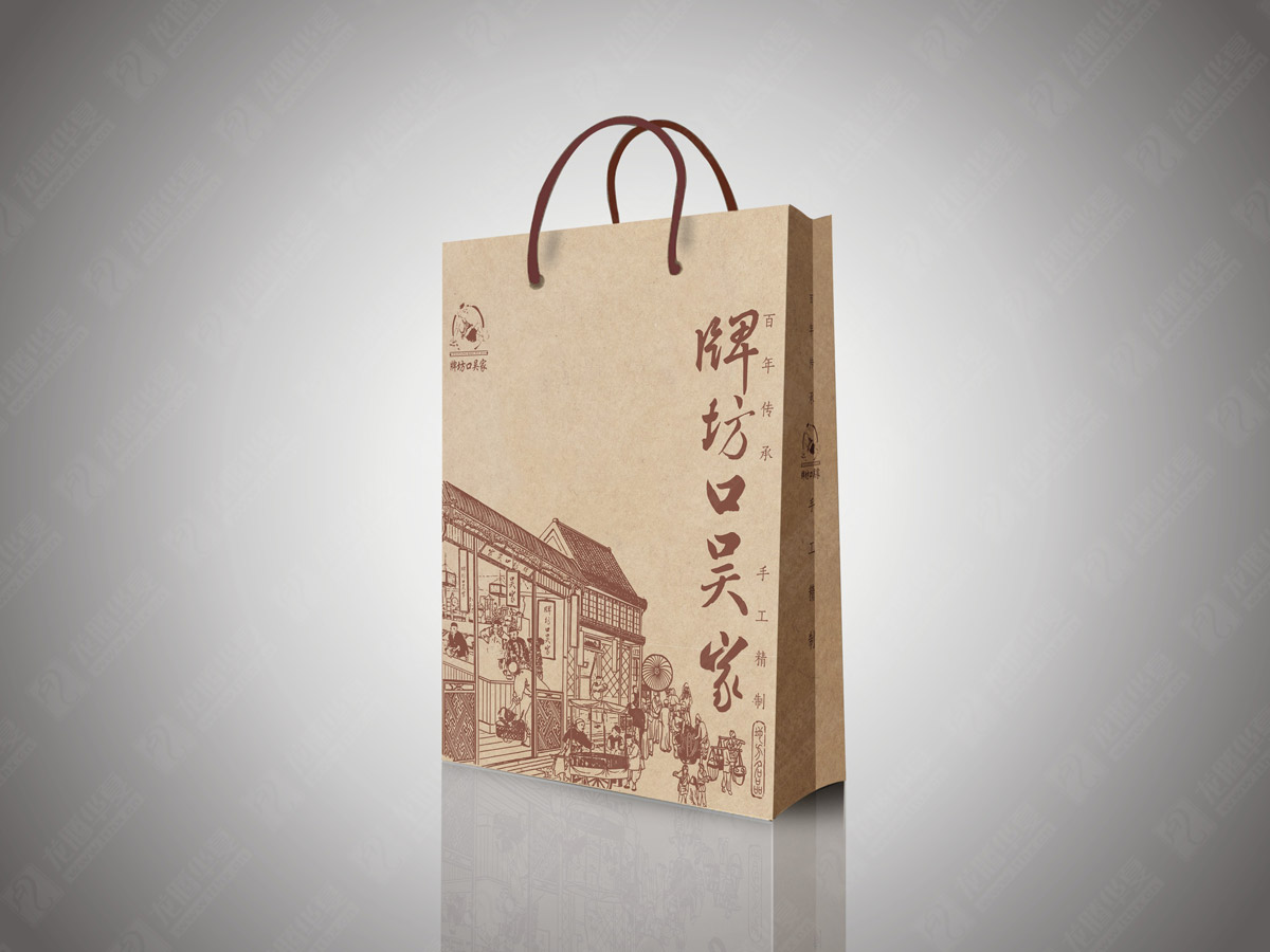 牌坊口吴家月饼包装设计|成都月饼包装设计公司|月饼礼盒包装效果图