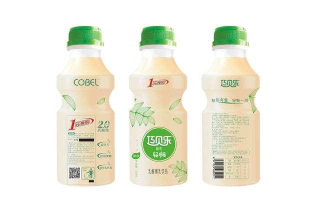 巧贝乐乳酸菌乳饮品产品包装设计-公司LOGO形象设计、产品包装设计、外包装箱设计