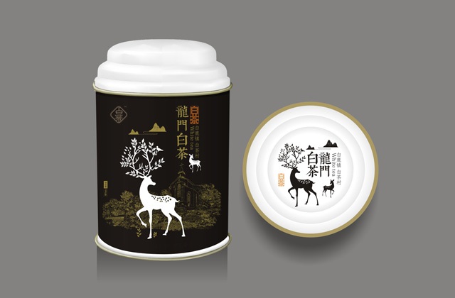 白鹿镇龙门白茶礼盒包装设计|白茶村茶叶产品包装盒设计公司|成都茶叶品牌形象包装