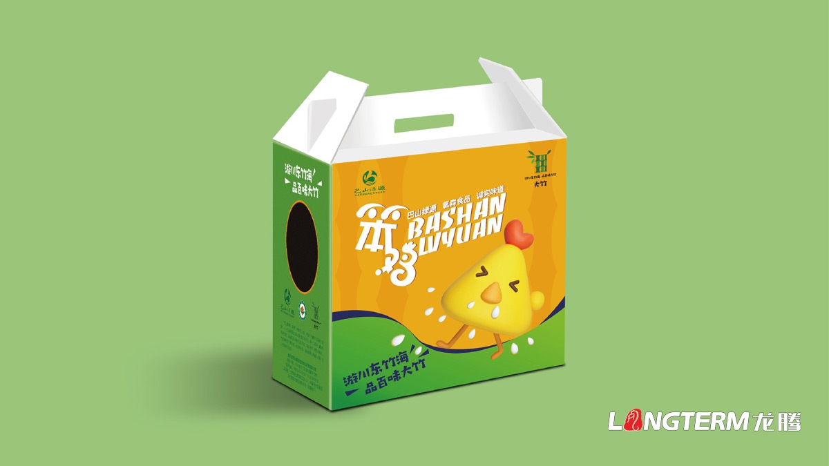 大竹特产笨鸡笨鸡蛋包装设计_达州市农产品包装设计