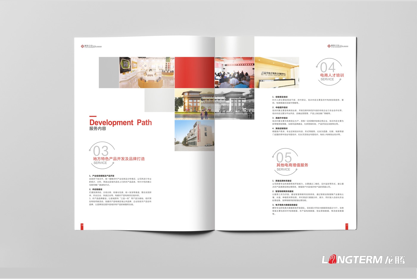 四川省青联众创电子商务有限公司形象画册设计