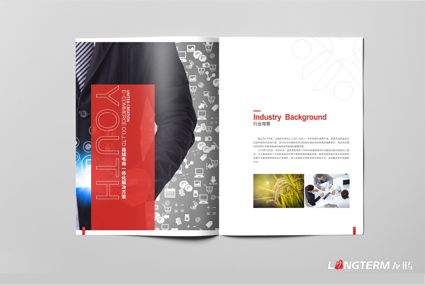 四川省青联众创电子商务有限公司形象画册设计