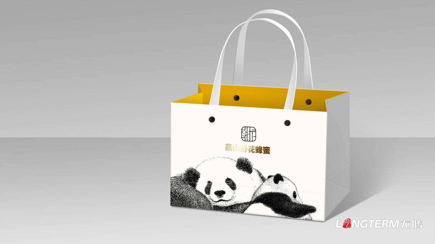 卧龙品味高山野花蜂蜜及李子包装设计_汶川县卧龙镇特色农产品包装设计效果图