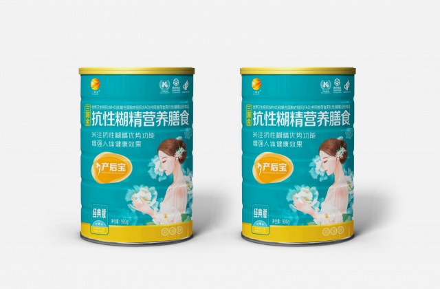 三源金营养膳食包装设计_高端营养食品膳食纤维产品包装设计