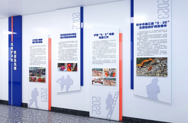 四川省应急救援总队基地军事化管理氛围设计