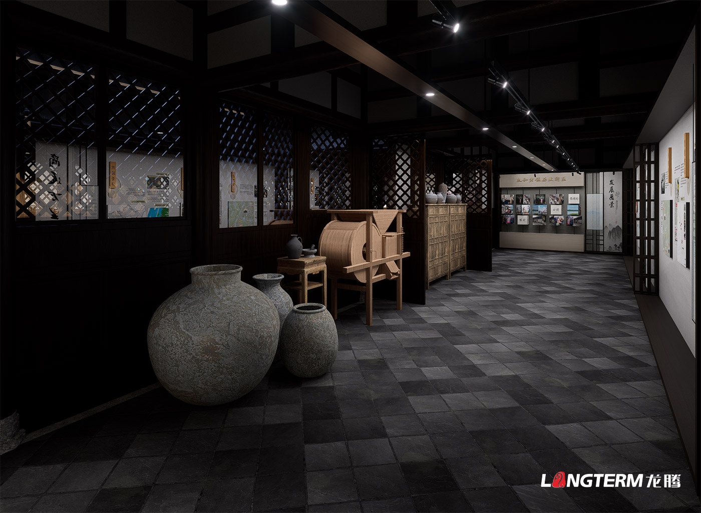 眉山市东坡区太和老街历史文化名城馆设计效果图 眉山市东坡区太和老街历史文化名城馆设计效果图