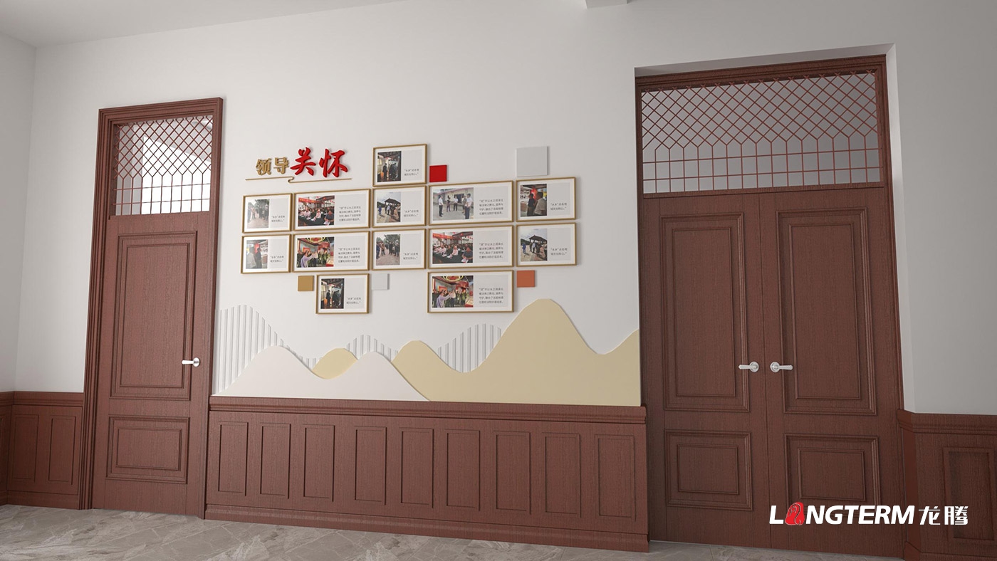 凉山州雷波县人民法院黄琅人民法庭文化墙设计_古色古香法庭设计