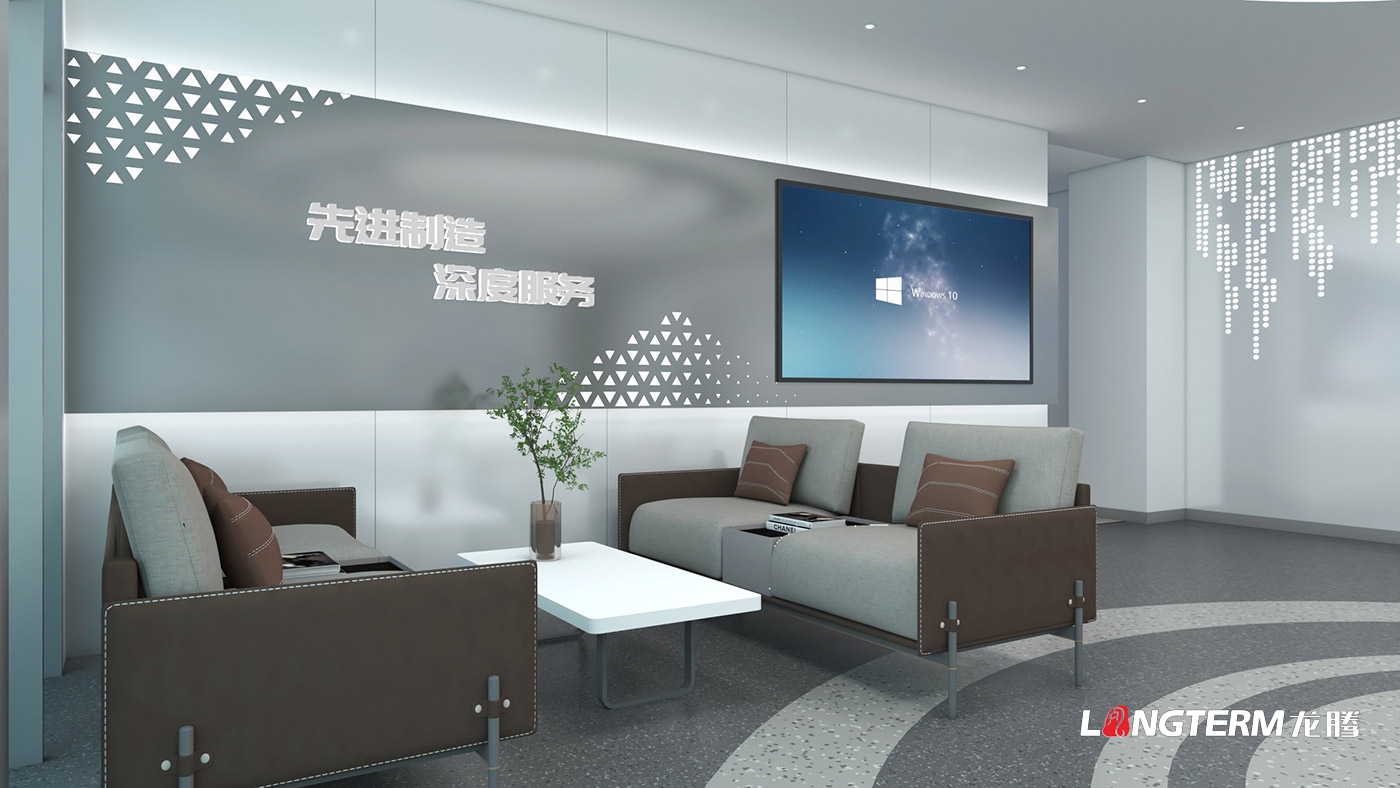 优机精密科技公司大厅展示厅设计效果图 优机精密科技公司大厅展示厅设计效果图