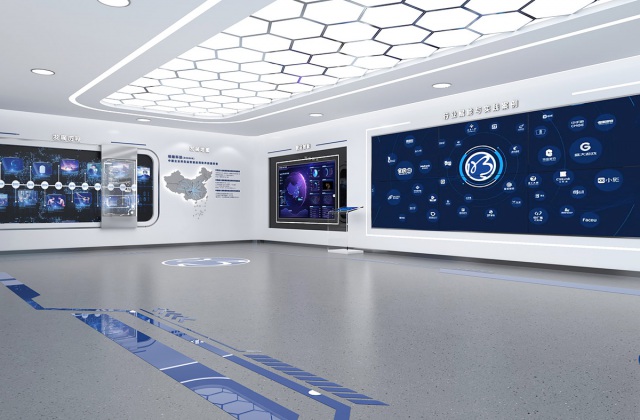 北京明略软件系统有限公司展厅设计_AI数据智能科技展厅设计